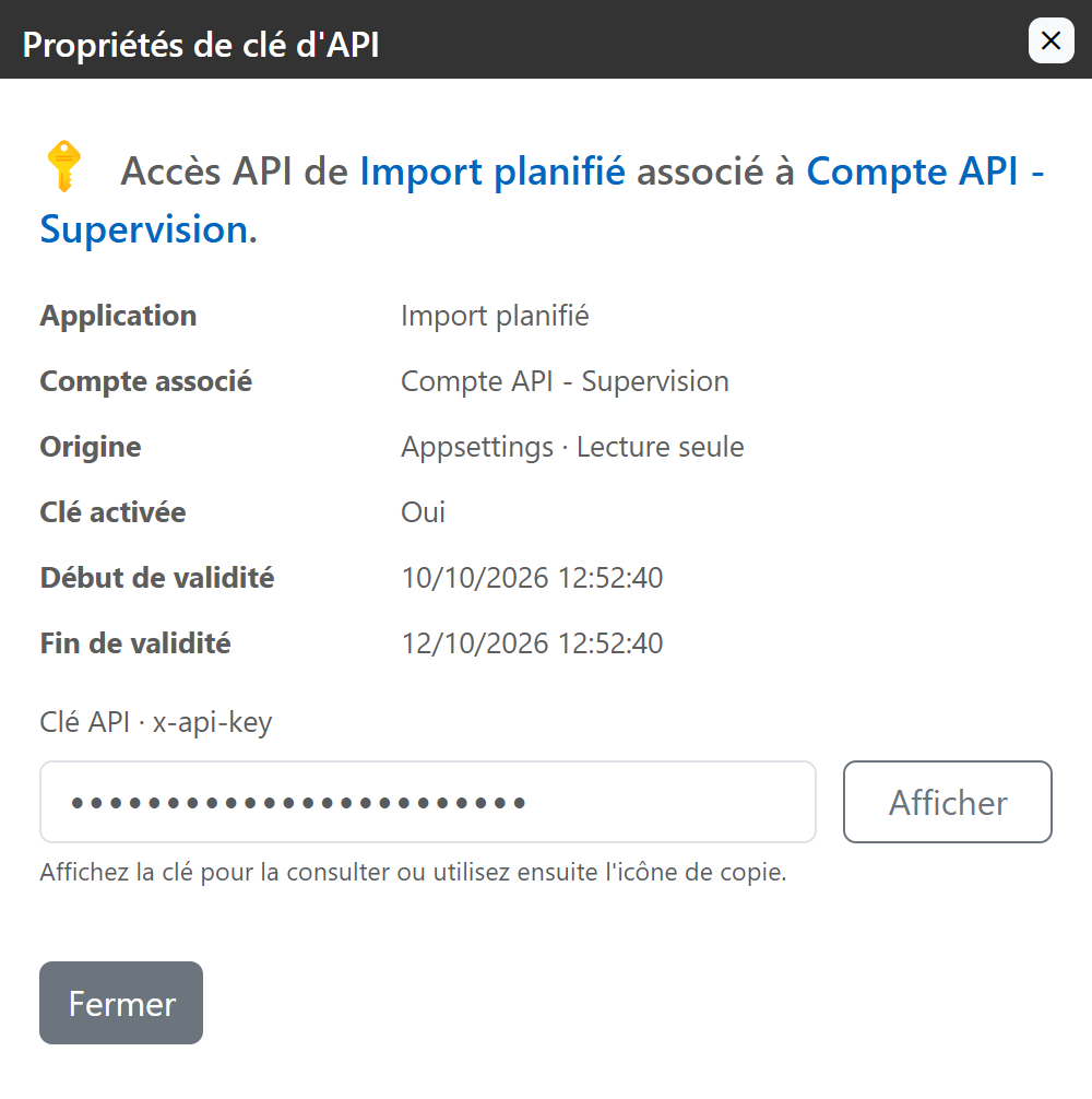 Scheda magnetica da appsettings: Visualizzazione senza estensione o eliminazione