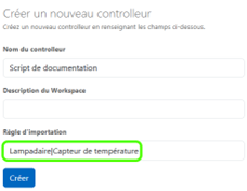Associer un script à plusieurs familles d’équipement