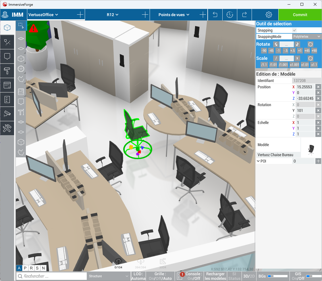 Interface de Forge