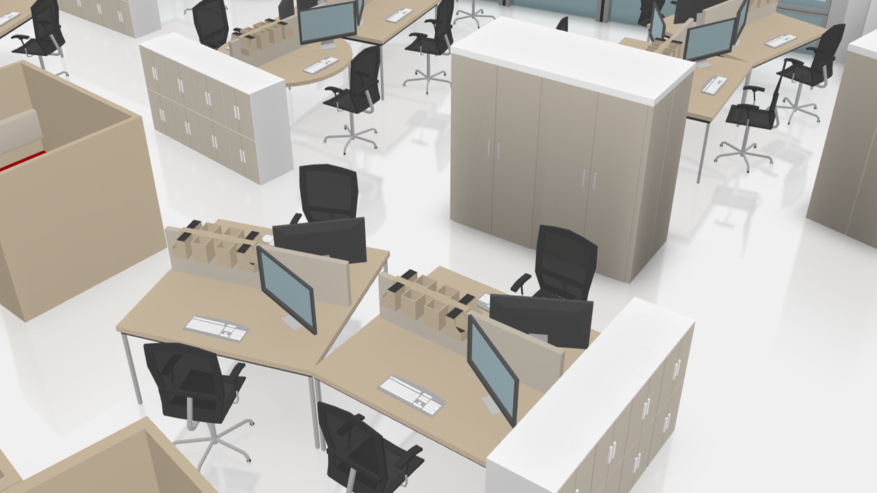 Bureaux cartographiés avec Immersive